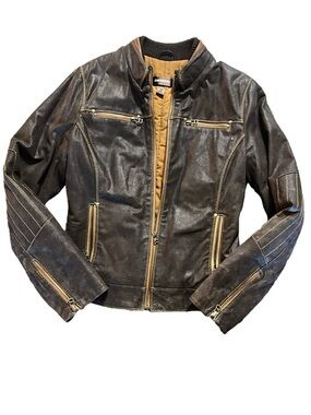 Danier Women's Dark Brown Leather Jacket
